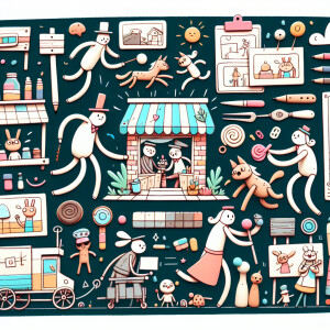 Can you create fun stop videos for my etsy store with just an im...