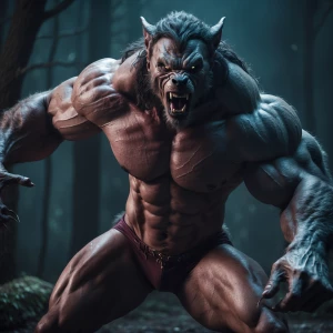 Lycans muscleneike showin
off