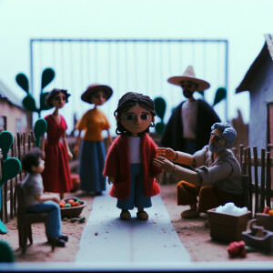 A small girl is born in the countryside and grows up with two ol...