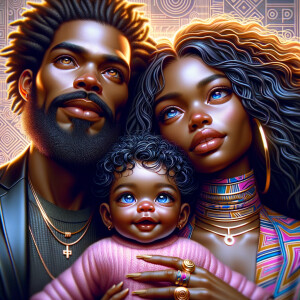 A 3D hyper-realistic fusion of boho urbanism and picasso style i...