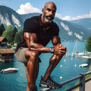 Image of a middle age, attractive African-American men he is in...