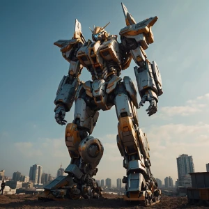 huge mecha woman