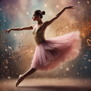 This image is a creative and artistic depiction featuring a ball...