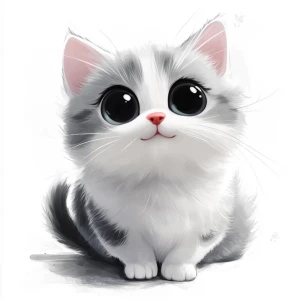 generate cute cat,The image should be based on the main characte...
