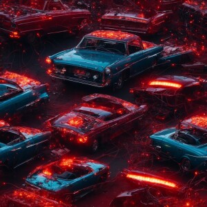 A dazzlingly malfunctioning mechanical giant, every detail radia...