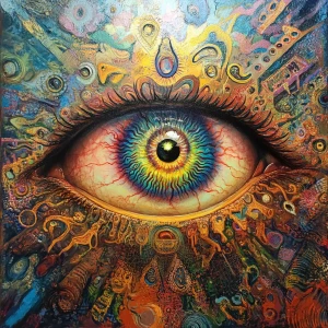 A psychedelic third eye