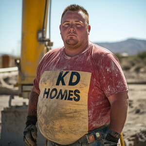 Curtis Kowe a concrete mixer operator pouring concrete, he is no...