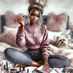 A full body image view highly detailed, realistic watercolor pai...