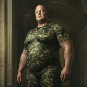 Portrait of a real detailed person male adult Jason Fuller, a mi...