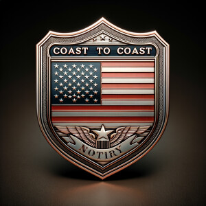 Designer shield with an American flag on it, the shield reads" c...