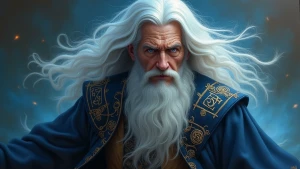 A mesmerizingly enigmatic wizard, every brushstroke exudes an au...