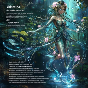 “Dahlia Valentina fit tall supple well endowed as a serene, ethe...