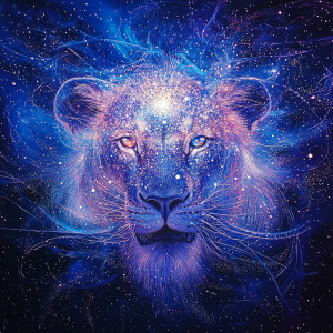 Explore the realms of quantum energy through the mystical lions...
