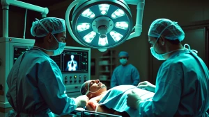 Operating surgery from a portable xray/stationary vehicle
mach...