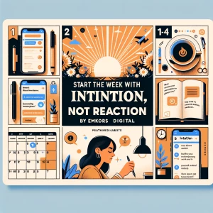 🔄 LinkedIn Carousel Post:

“Start the Week With Intention, No...