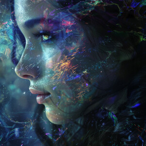 portrait of venom , mystical digital art, fantasy portrait style...