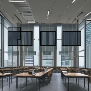 create an image of an office table with different reports on it