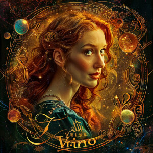 Create a steampunk interpretation of the zodiac sign Virgo, show...