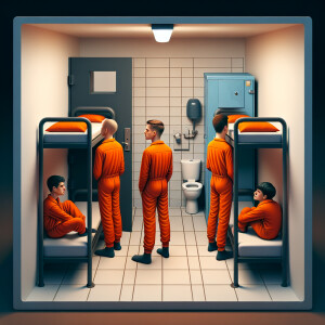 Four Caucasian Males, who vary in age from 13 to 14 years old an...