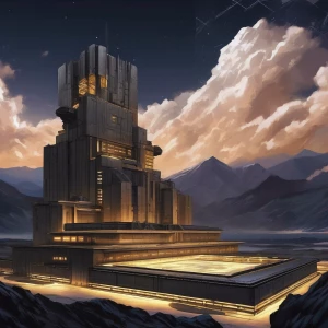 Visual: Establishing shot of the Azarian Military Compound at ni...
