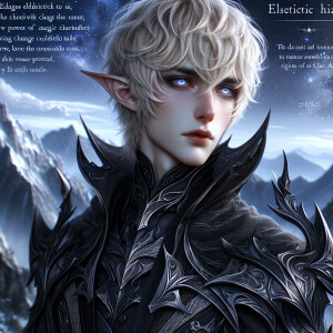 Caranthir-Ar-Fieniel from the Witcher uses magic to alter the st...