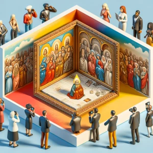 Please create a visual representation of the concept that "art i...