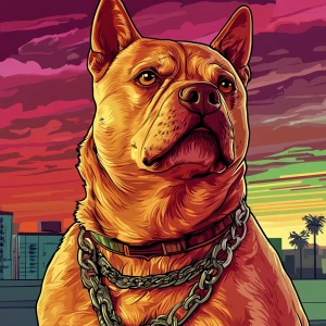MEME DOGE in GTA art style — Conquer all other meme — in the sty...