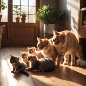 A heartwarming 128K ultra-photo-realistic DSLR image, 9:16 verti...