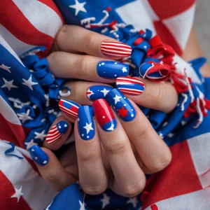 fourth of july nails like leonardo. ai app