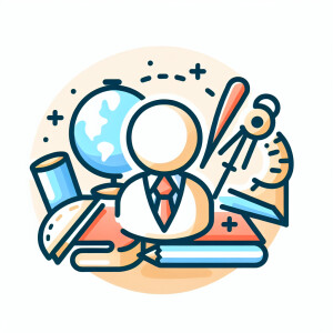 create a logo for geography teacher no text