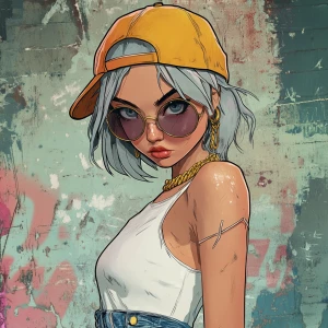 young, rebellious gta-style character. The character should have...