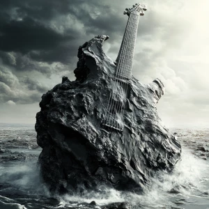 Rock Music Album Cover, Rock, Realistic