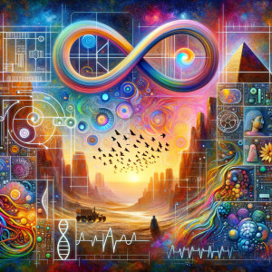 The golden ratio, Minimalist art Circuit, boards, circuitry, diagrams Cellular structures, DNA, circuit boards, colorful wires,  asian and Egyptian  graffiti, lie detector graphs, cardio, printout , branches infinity sign, cave, Art, handprints, distant birds flying, flowering vines, abstract gestural painting, dna