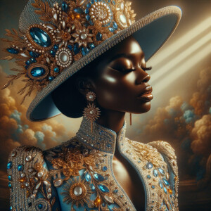 Create an illustration that embodies spirituality and a deep con...