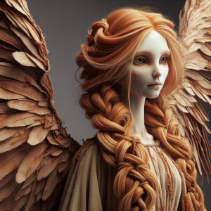 Photorealistic image. Jim Henson Dark crystal inspired. Strawber...