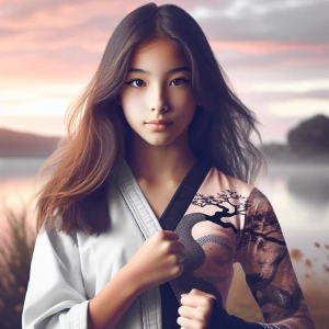 half asian half white girl