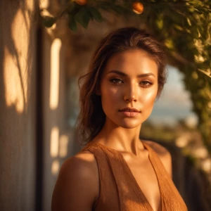 Elegant classy delicate, beautiful large eyes, deep colorful iri...