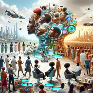 People gathering showing community  and unity. Beauty industry,...