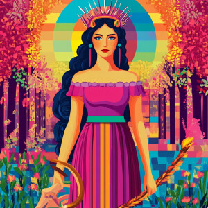 Goddess Artemis  --sref 3891373041