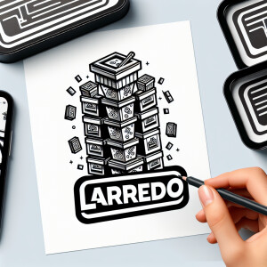 Draw a logo featuring the words “ Laredo Wonderliers”.  The logo...