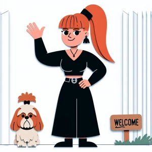 ‘Welcome’ image says ‘ welcome’ cute funny cartoon image waving...