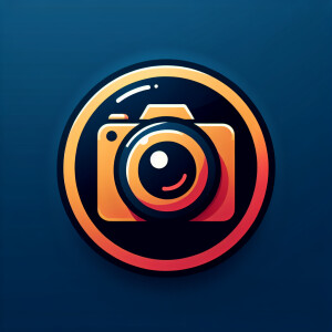 круглый значок как в мобильных приложениях, где основная цветова...