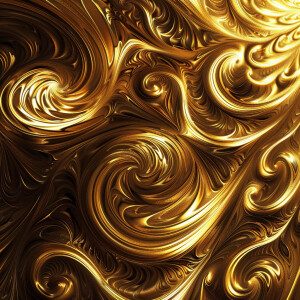 Swirling old gold background