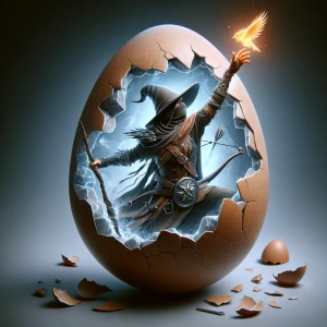 They say if an egg is cracked from the outside, life ends. If it...