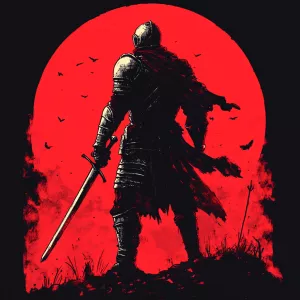 Dark souls style knight