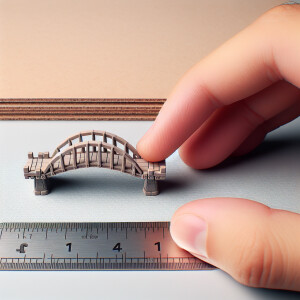 Сделай фишку в форме моста, длинной 1 см. это очень мальенькая ф...