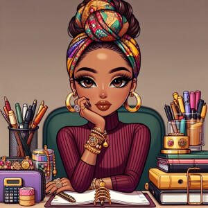 Create a cartoon-style digital illustration of an animated chara...