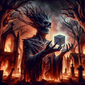 macabre inspired by hellraiser from the movie hellraiser, holdin...