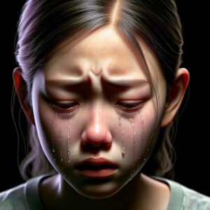 Girl crying