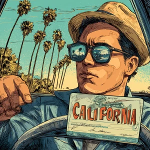 California drivers license .